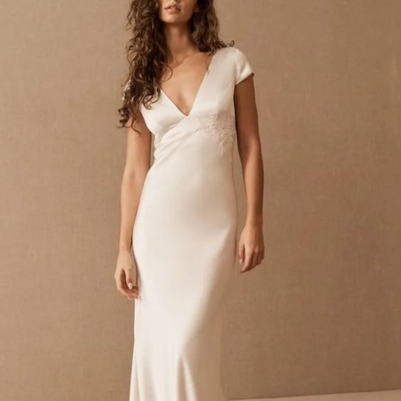 BHLDN Jenny Yoo Briony Wedding Gown Size 2 and 4 NEW - Picture 2 of 13